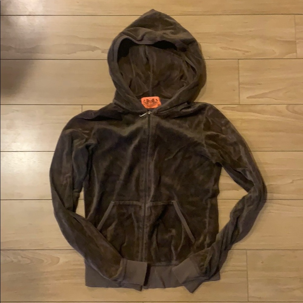 Juicy Couture velour zip up jacket